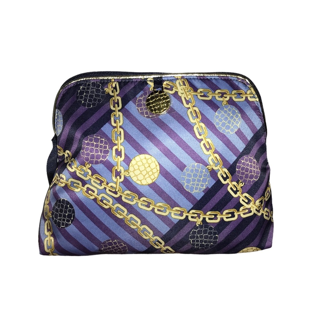 Chain link together designed cosmetic bag by EL
